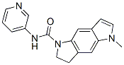 5-Methyl-1-(3-pyridylcarbamoyl)-1,2,3,5-tetrahydropyrrolo [2,3-f]indole Structure,158942-04-2Structure