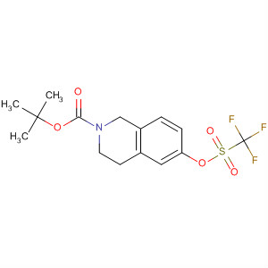 Tert-butyl 6-trifluoromethylsulphonyloxy-1,2,3,4-tetrahydro-isoquinoline-2-carboxylate Structure,158984-84-0Structure