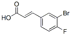 3-Bromo-4-fluoroCinnamic acid Structure,160434-49-1Structure