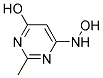 4-Pyrimidinol, 6-(hydroxyamino)-2-methyl-(8ci) Structure,16071-29-7Structure