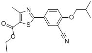 Ethyl 2-(3-cyano-4-isobutoxyphenyl)- 4-methyl-5-thiazolecarboxylate Structure,160844-75-7Structure