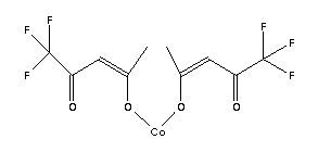 Bis(trifluoro-2,4-pentanedionato)cobalt(ii) Structure,16092-38-9Structure