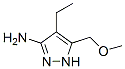 1H-pyrazol-3-amine, 4-ethyl-5-(methoxymethyl)- Structure,161487-38-3Structure