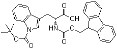 Fmoc-D-Trp(Boc)-OH Structure,163619-04-3Structure