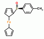 (S)-(p-toluenesulfinyl)ferrocene Structure,164297-25-0Structure