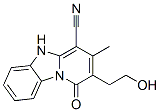 2-(2-Hydroxyethyl)-3-methyl-1-oxo-1,5-dihydropyrido[1,2-a]benzimidazole-4-carbonitrile Structure,166671-26-7Structure