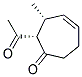 4-Cyclohepten-1-one, 2-acetyl-3-methyl-, cis-(9ci) Structure,166825-82-7Structure