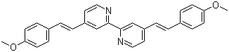 (E,e)-4,4-bis[2-(4-methoxyphenyl)ethenyl]-2,2-bipyridine Structure,166827-53-8Structure