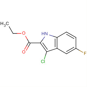 Ethyl 3-chloro-5-fluoroindole-2-carboxylate Structure,167631-23-4Structure