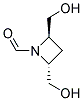 1-Azetidinecarboxaldehyde, 2,4-bis(hydroxymethyl)-, (2r-trans)-(9ci) Structure,168648-14-4Structure