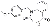 3,4-dihydro-1-[(4-methoxyphenyl)methyl]-1H-1,4-Benzodiazepine-2,5-dione Structure,169504-53-4Structure