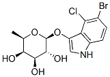 5-Bromo-4-chloro-3-indoxyl-beta-d-fucopyranoside Structure,17016-46-5Structure