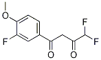 4,4-Difluoro-1-(3-fluoro-4-methoxyphenyl)butane-1,3-dione Structure,170570-77-1Structure