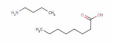 Octanoic acid compd. with 1-butanamine (1:1) Structure,17463-28-4Structure