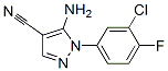 5-Amino-1-(3-chloro-4-fluorophenyl)-4-cyanopyrazole Structure,175135-53-2Structure