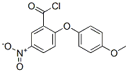 2-(4-Methoxyphenoxy)-5-nitrobenzene-1-carbonyl chloride Structure,175135-69-0Structure