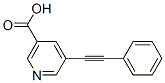 5-(2-Phenyleth-1-ynyl)nicotinic acid Structure,175203-69-7Structure