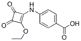 4-[(2-Ethoxy-3,4-dioxocyclobut-1-enyl)amino]benzoic acid Structure,175204-30-5Structure