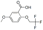 5-Methoxy-2-(2,2,2-trifluoroethoxy)benzoic acid Structure,175205-34-2Structure