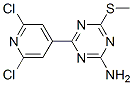 4-(2,6-Dichloro-4-pyridyl)-6-(methylthio)-1,3,5-triazin-2-amine Structure,175276-44-5Structure