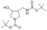 4-Boc-aminomethyl-1-N-boc-pyrrolidin-3-ol Structure,175463-34-0Structure