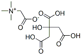 Betaine citrate Structure,17671-50-0Structure