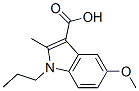 5-Methoxy-2-methyl-1-propyl-1H-indole-3-carboxylic acid Structure,17826-24-3Structure