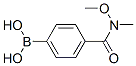 4-(N,O-dimethylhydroxylaminocarbonyl)phenylboronic acid Structure,179055-26-6Structure