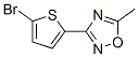 3-(5-Bromo-2-thienyl)-5-methyl-1,2,4-oxadiazole Structure,180530-13-6Structure