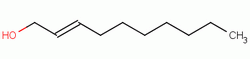 Trans-2-decen-1-ol Structure,18409-18-2Structure