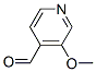 3-Methoxypyridine-4-carboxaldehyde Structure,1849-52-1Structure