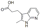 1H-Pyrrolo[2,3-b]pyridine-3-propanoic acid, 2-methyl- Structure,18502-18-6Structure