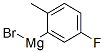 5-Fluoro-2-methylphenylmagnesium bromide Structure,186496-59-3Structure