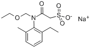 2-[(Ethoxymethyl)(2-ethyl-6-methylphenyl)amino]-2-oxo-ethanesulfonic acid sodium salt Structure,187022-11-3Structure