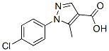 1-(4-Chlorophenyl)-5-methyl-1H-pyrazole-4-carboxylic acid Structure,187998-35-2Structure