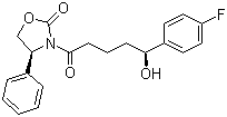 (4S)-3-[(5s)-5-(4-氟苯基)-5-羥基戊酰基]-4-苯基-1,3-噁唑啉-2-酮結(jié)構(gòu)式_189028-95-3結(jié)構(gòu)式