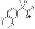 (3,4-Dimethoxyphenyl)acetic-2,2-d2 acid Structure,19031-58-4Structure