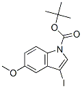 3-Iodo-5-methoxyindole-1-carboxylic acid tert-butyl ester Structure,192189-10-9Structure