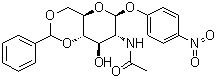 4-Nitrophenyl2-acetamido-2-deoxy-4,6-o-benzylidene-b-d-glucopyranoside Structure,19234-58-3Structure