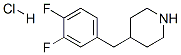 4-(3,4-Difluoro-benzyl)-piperidine hydrochloride Structure,193357-75-4Structure