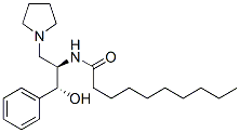 Decanamide, N-[(1R,2R)-2-hydroxy-2-phenyl-1-(1-pyrrolidinylmethyl)ethyl]- Structure,193545-89-0Structure