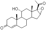 11a-Hydroxy-16,17a-epoxyprogesterone Structure,19427-36-2Structure