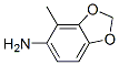 1,3-Benzodioxol-5-amine, 4-methyl- Structure,196091-24-4Structure