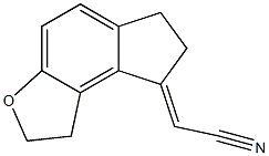 Acetonitrile, (1,2,6,7-tetrahydro-8h-indeno[5,4-b]furan-8-ylidene)-, (2e)- Structure,196597-79-2Structure