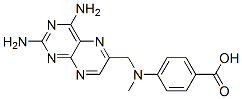 4-[N-(2,4-diamino-6-pteridinylmethyl)-n-methylamino] benzoic acid Structure,19741-14-1Structure