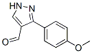 3-(4-Methoxyphenyl)-1H-pyrazole-4-carbaldehyde Structure,199682-73-0Structure