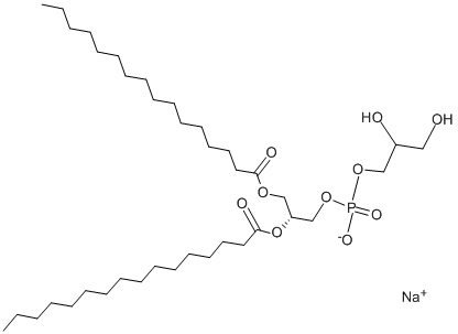 1,2-Dipalmitoyl-sn-glycero-3-phospho-sn-1-glycerol sodium salt Structure,200880-41-7Structure