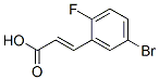 5-Bromo-2-fluoroCinnamic acid Structure,202865-71-2Structure