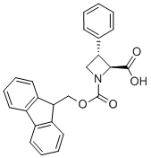 1-[(9H-fluoren-9-ylmethoxy)carbonyl]-3-phenyl-2-azetidinecarboxylic acid Structure,204320-45-6Structure