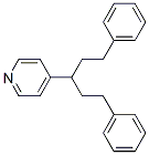 4-(1-Phenethyl-3-phenylpropyl)pyridine Structure,2057-47-8Structure